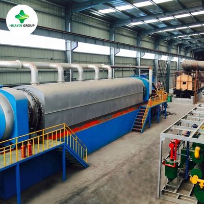 ποιότητας  Continuous Tire Pyrolysis Plant Continuous Waste Tire Pyrolysis Plant With Stainless Steel Reactor εργοστάσιο